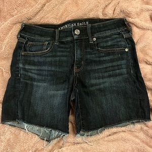 American Eagle Outfitters Dark Wash Denim Shorts